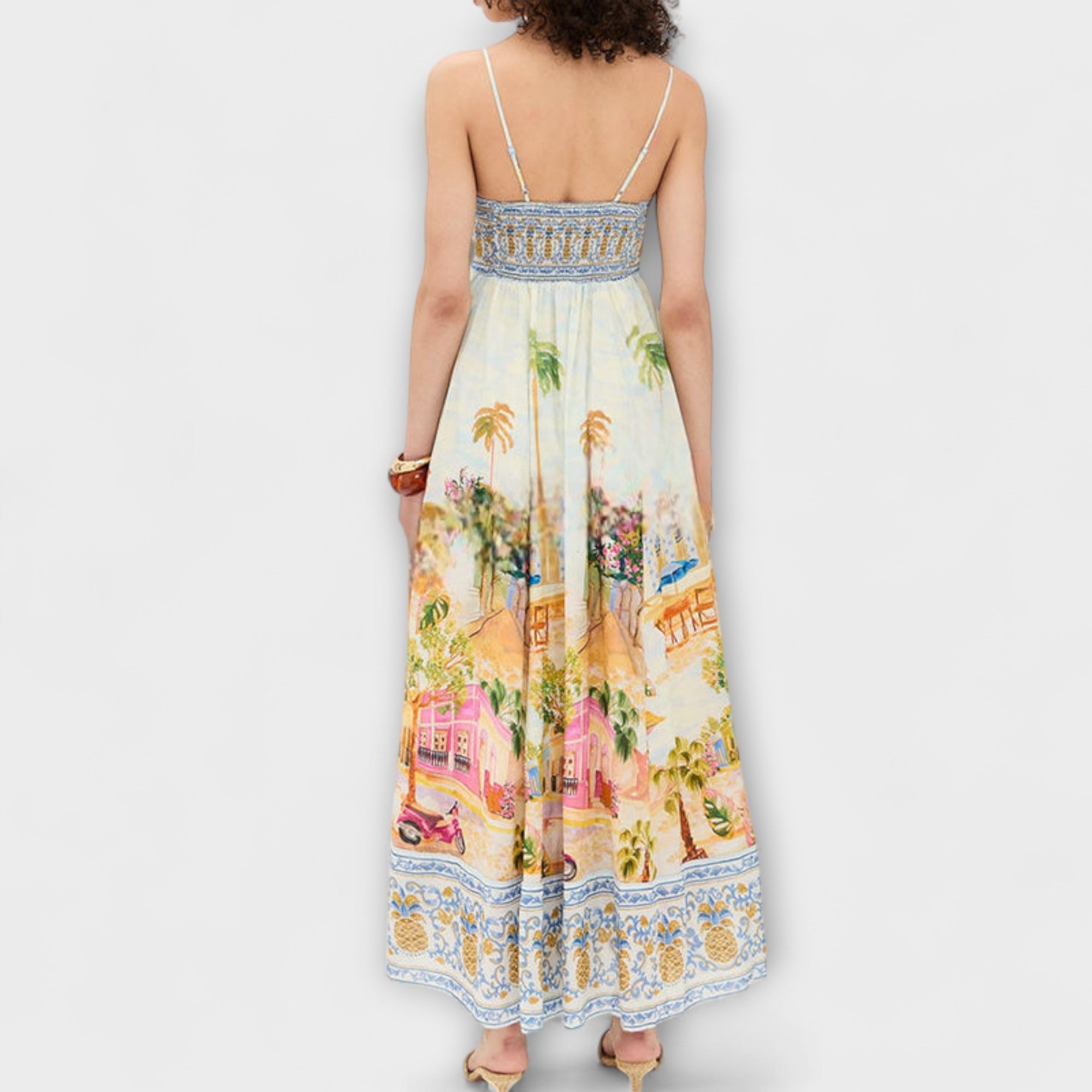 Lumen - Vestido Maxi Aracati Multicolor