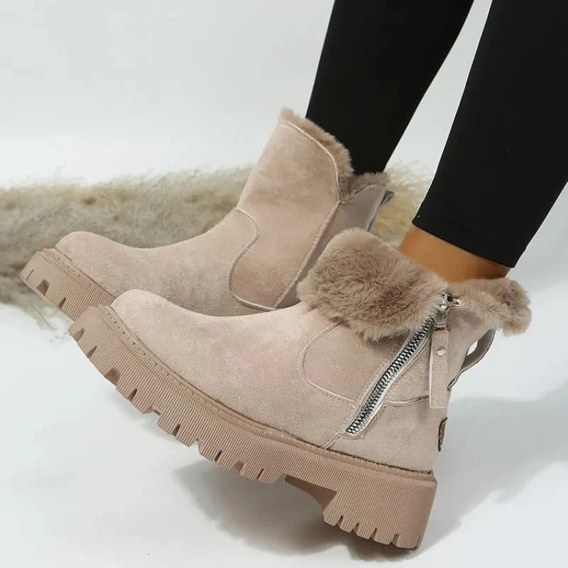 Nora - Botines de invierno cálidos y cómodos