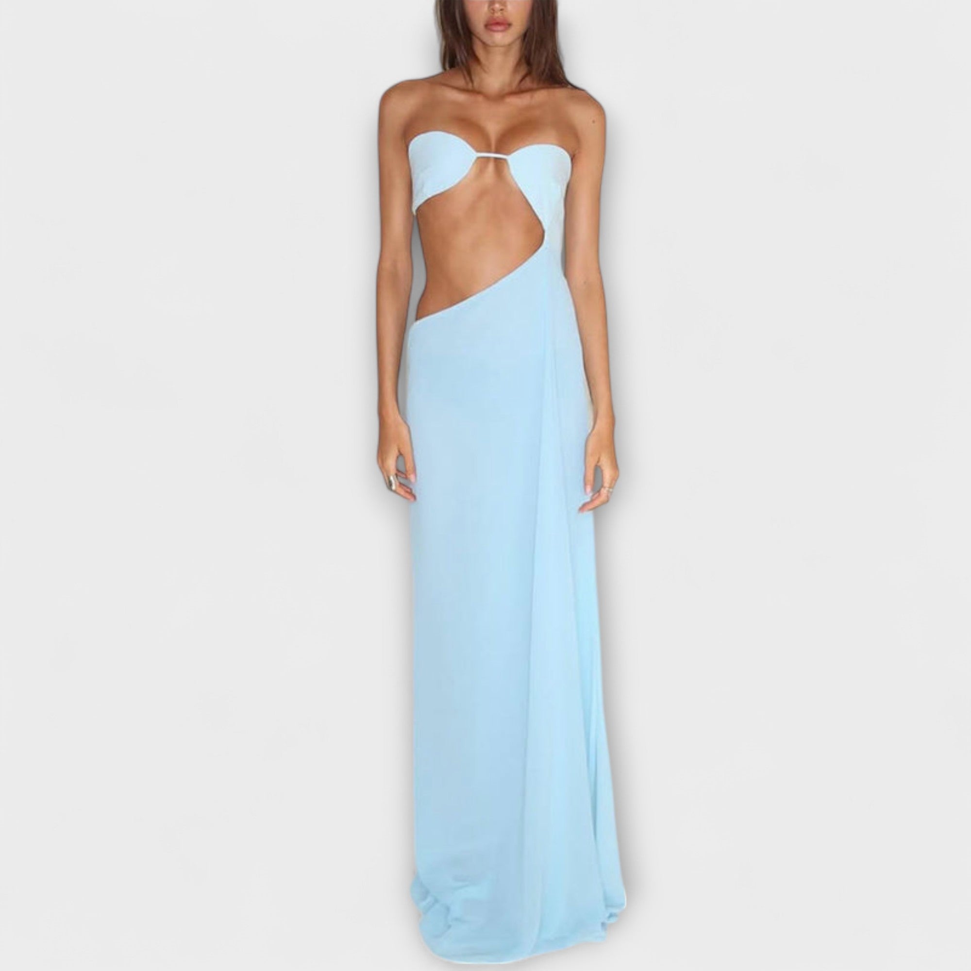 Isabella - Impresionante vestido de noche sin espalda