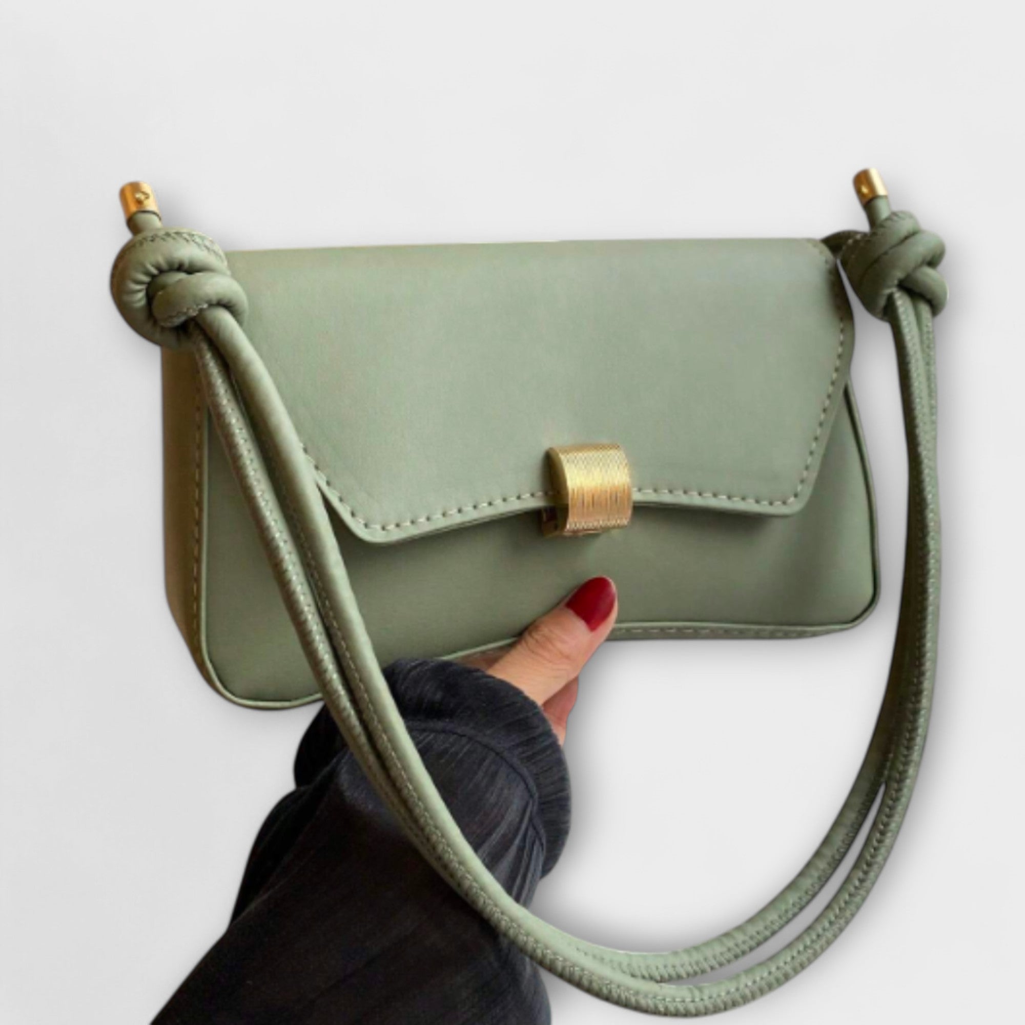 Cécile. - Bolso vintage con solapa