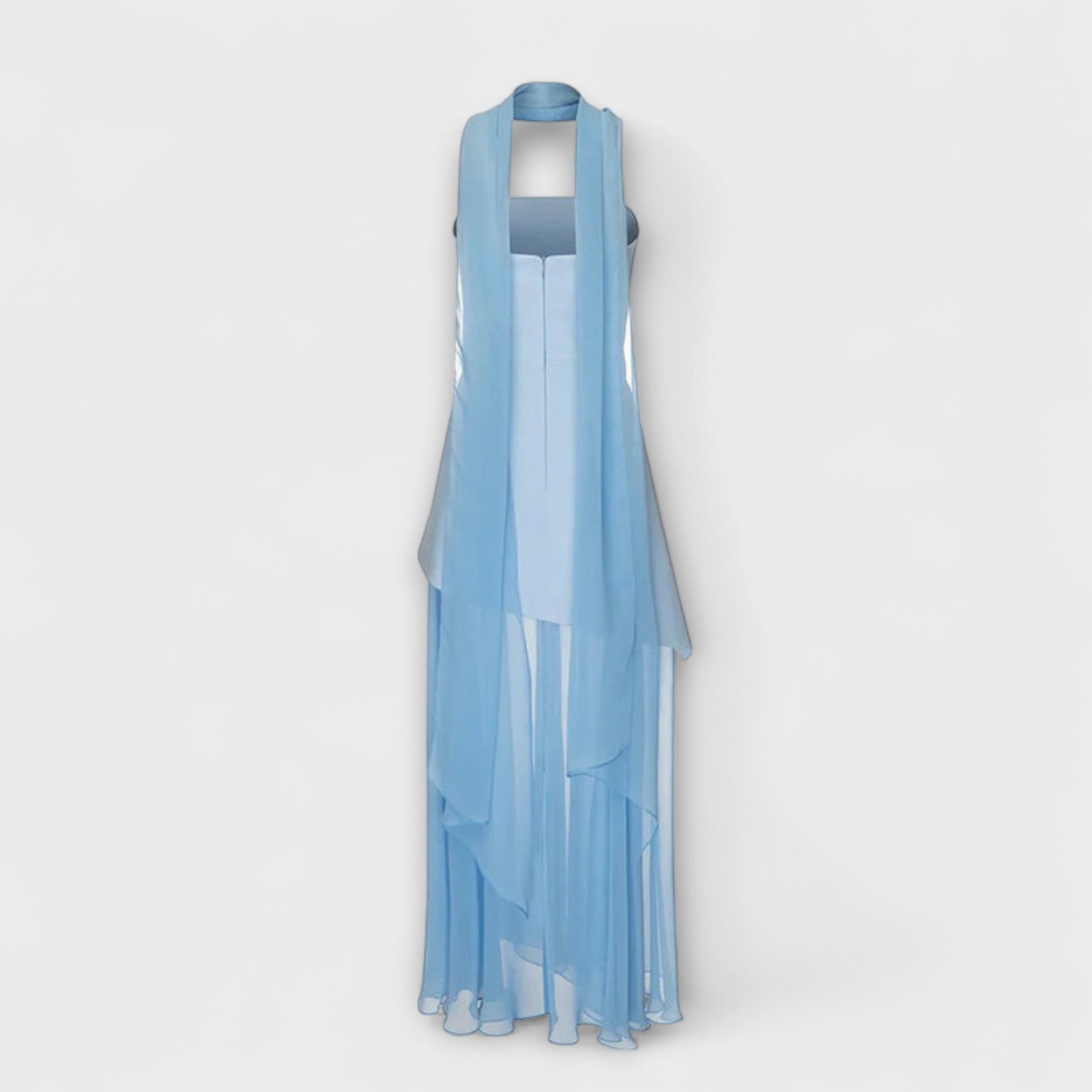 Goldie - Vestido maxi de chifón