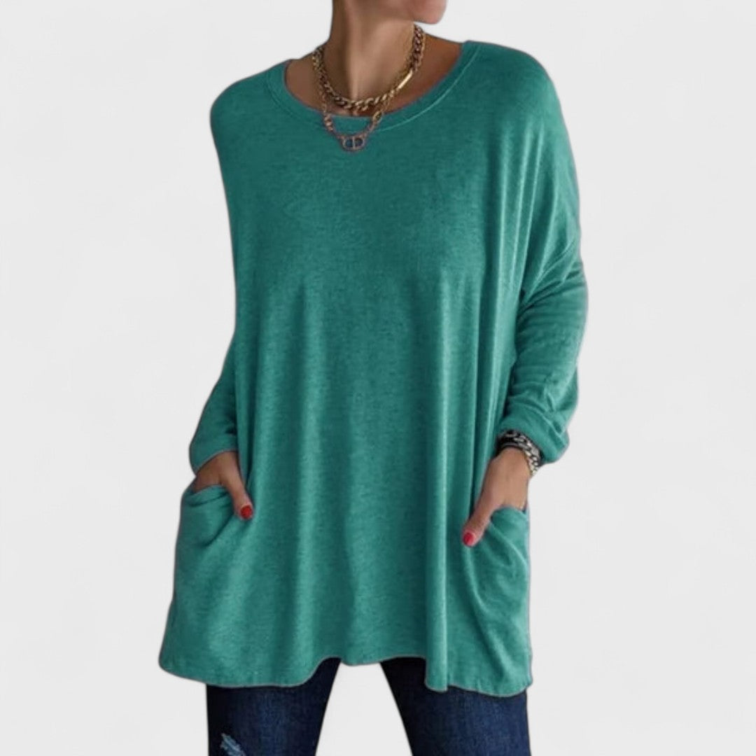 Moira – Top suelto con mangas largas