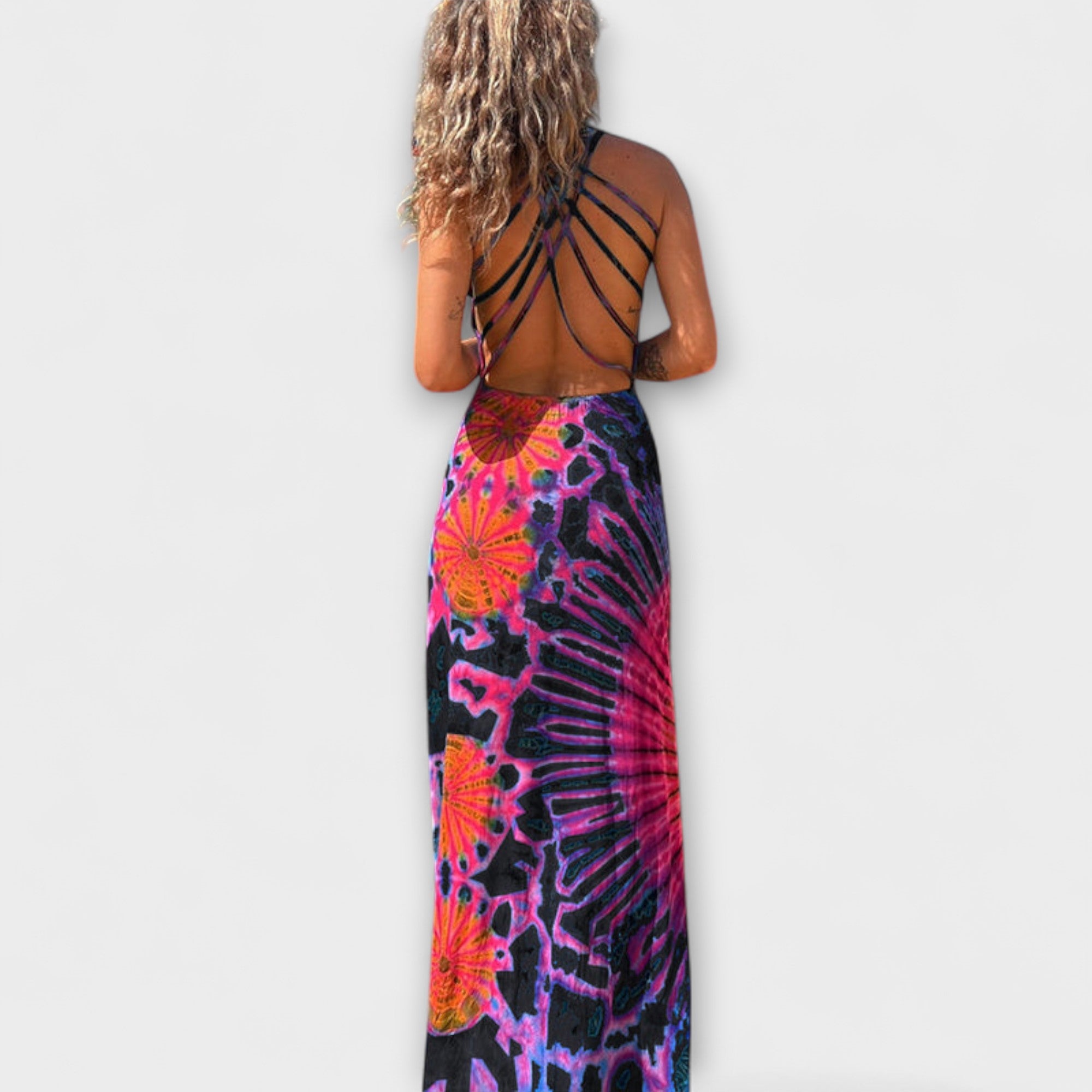 Ronja - La Bamba Maxi Vestido Tie-Dye