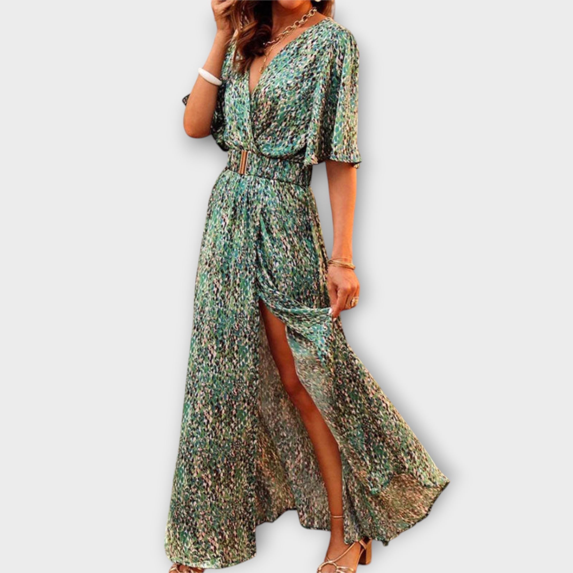 Sabine - Vestido maxi elegante con diseño suelto