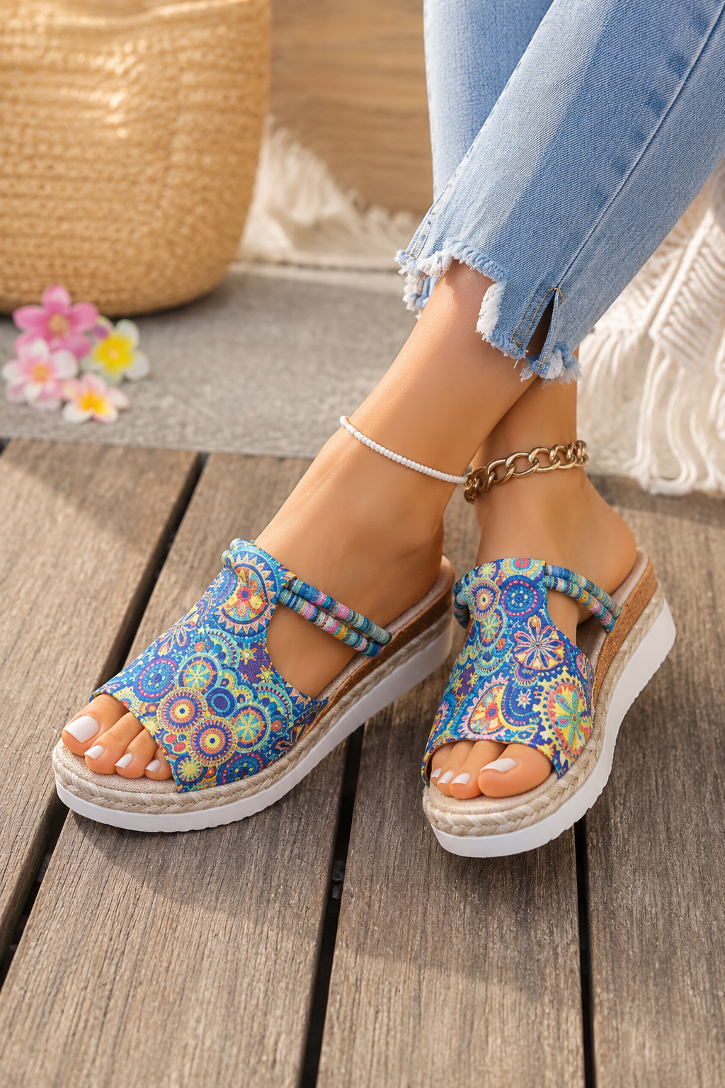 Mira | Sandalias de cuña de verano