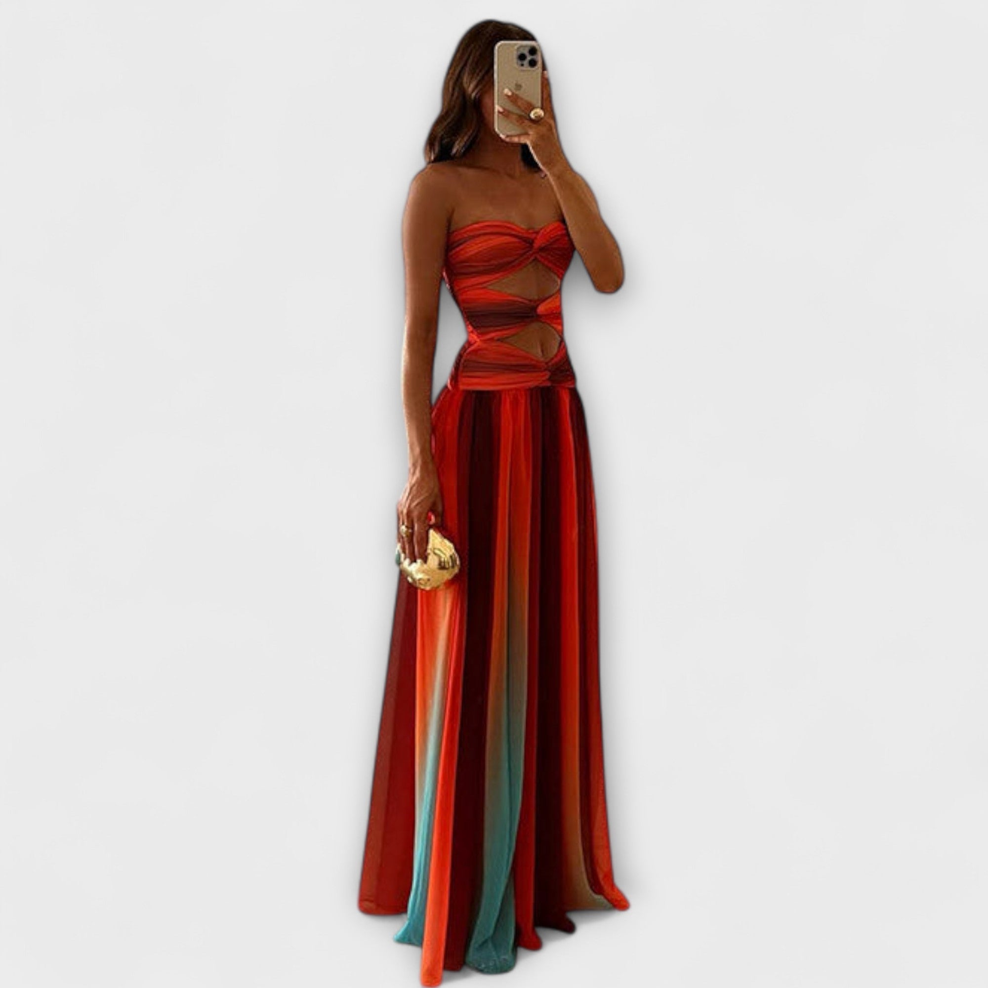 Laney - Vestido maxi sin mangas