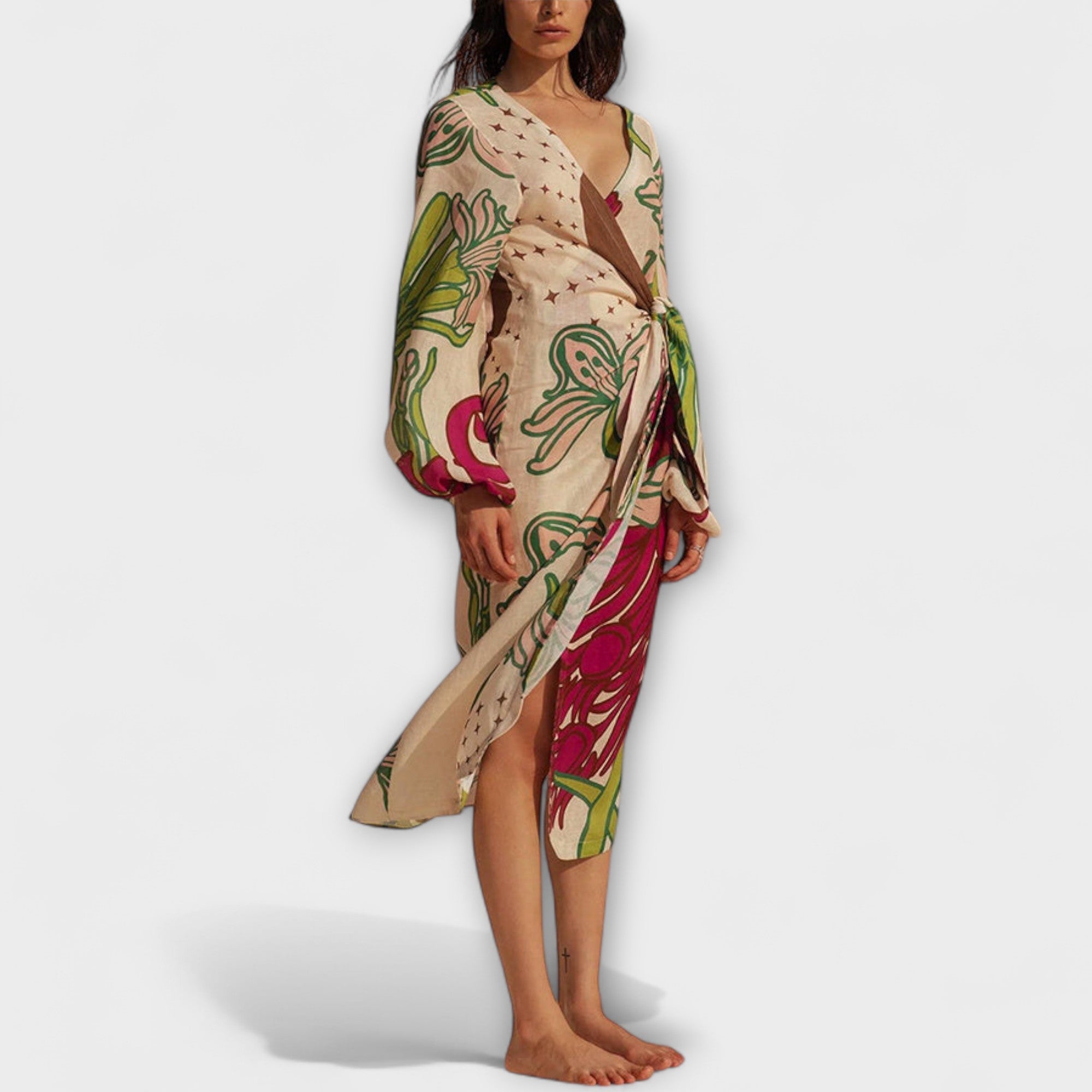 Tracey - Maxi vestido con lazo