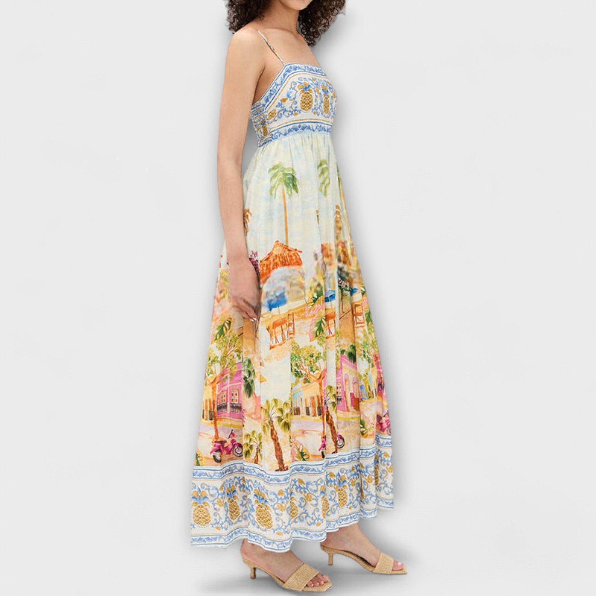 Lumen - Vestido Maxi Aracati Multicolor