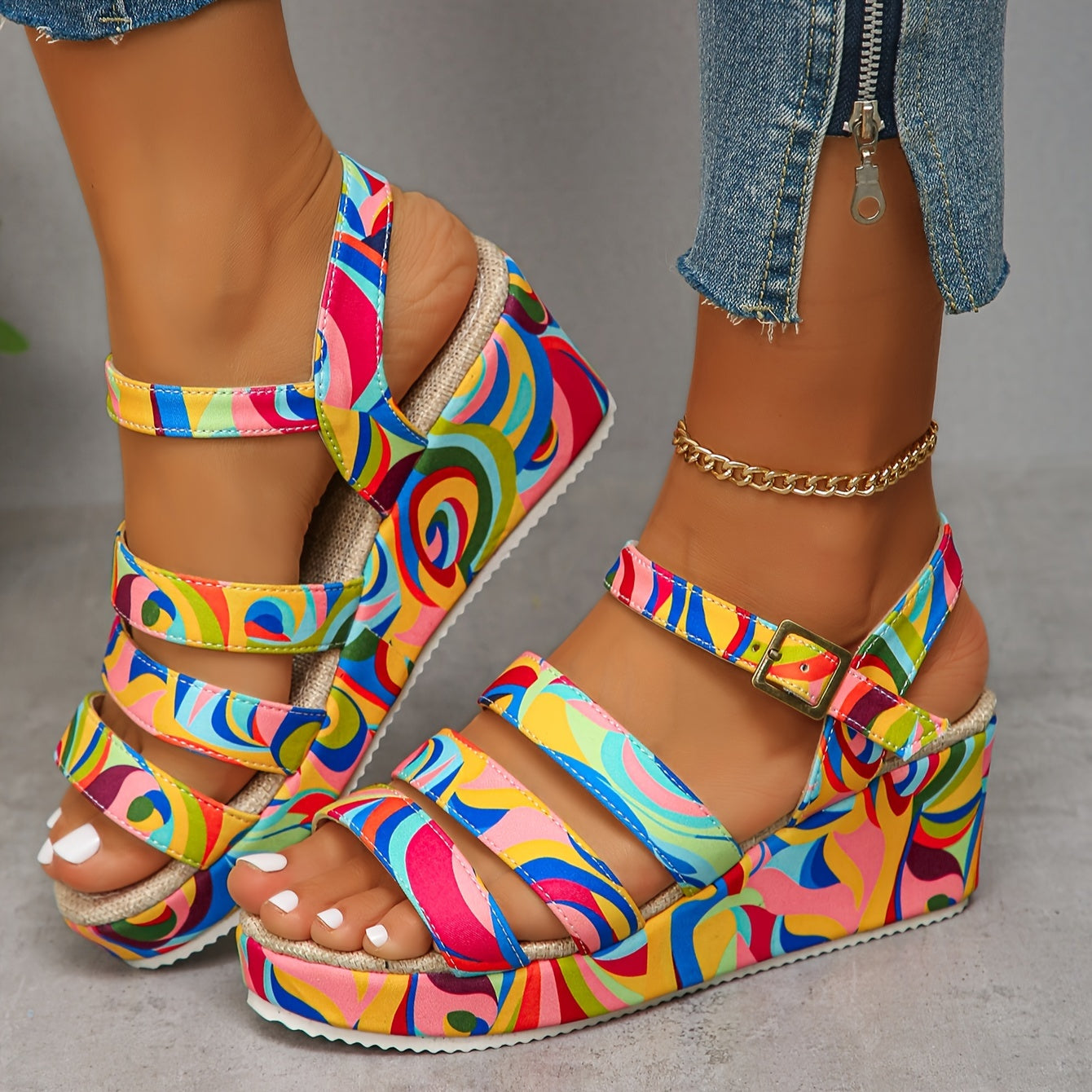 Selora | Sandalias de tobillo con plataforma