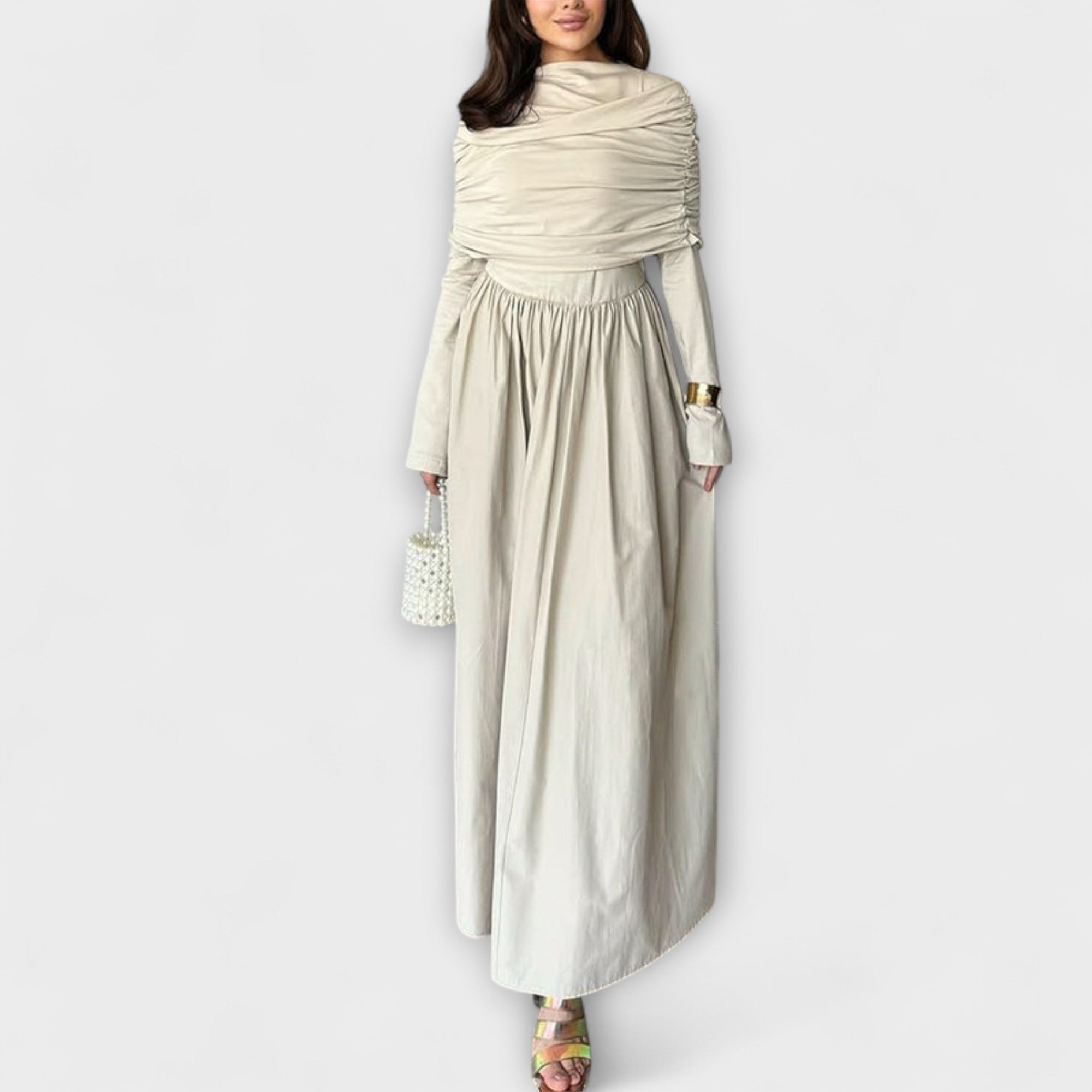 Jessica - Vestido suelto plegable
