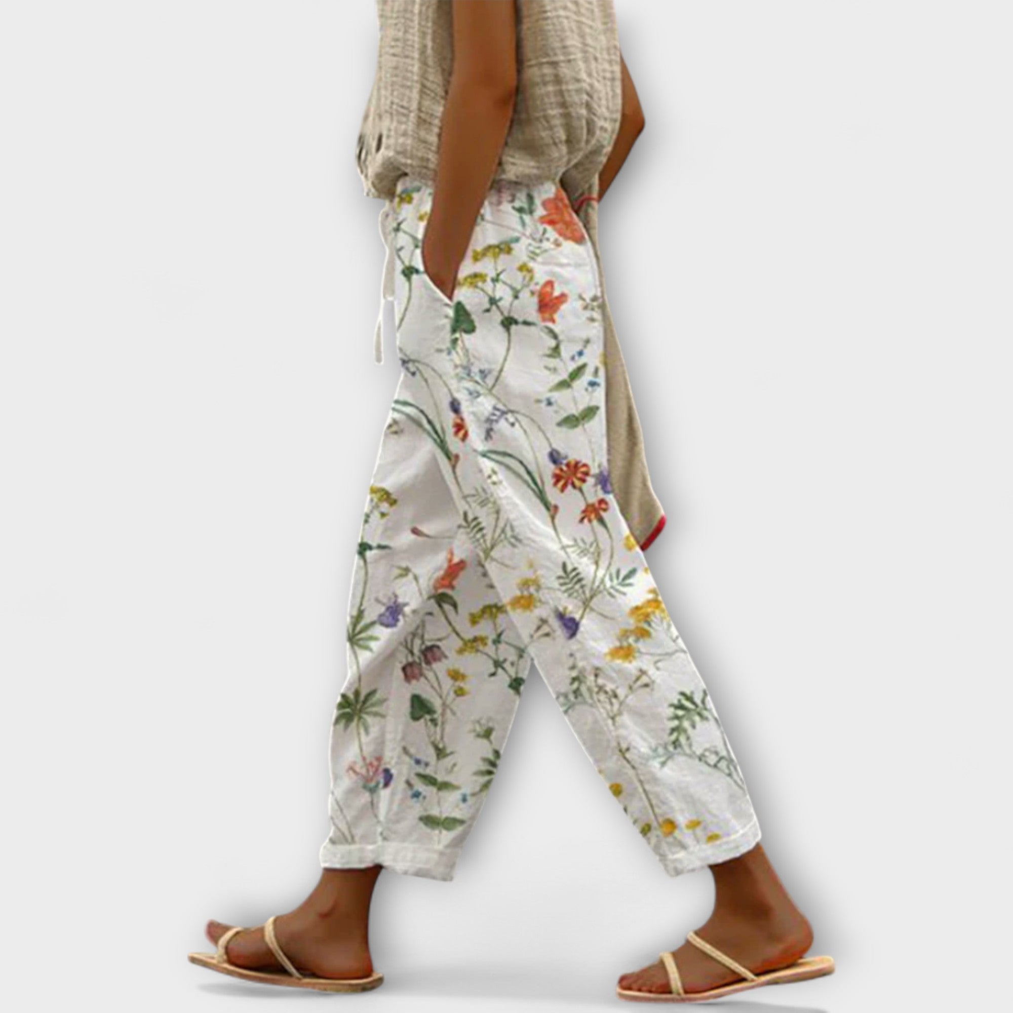 Airish - Pantalones anchos con estampado llamativo