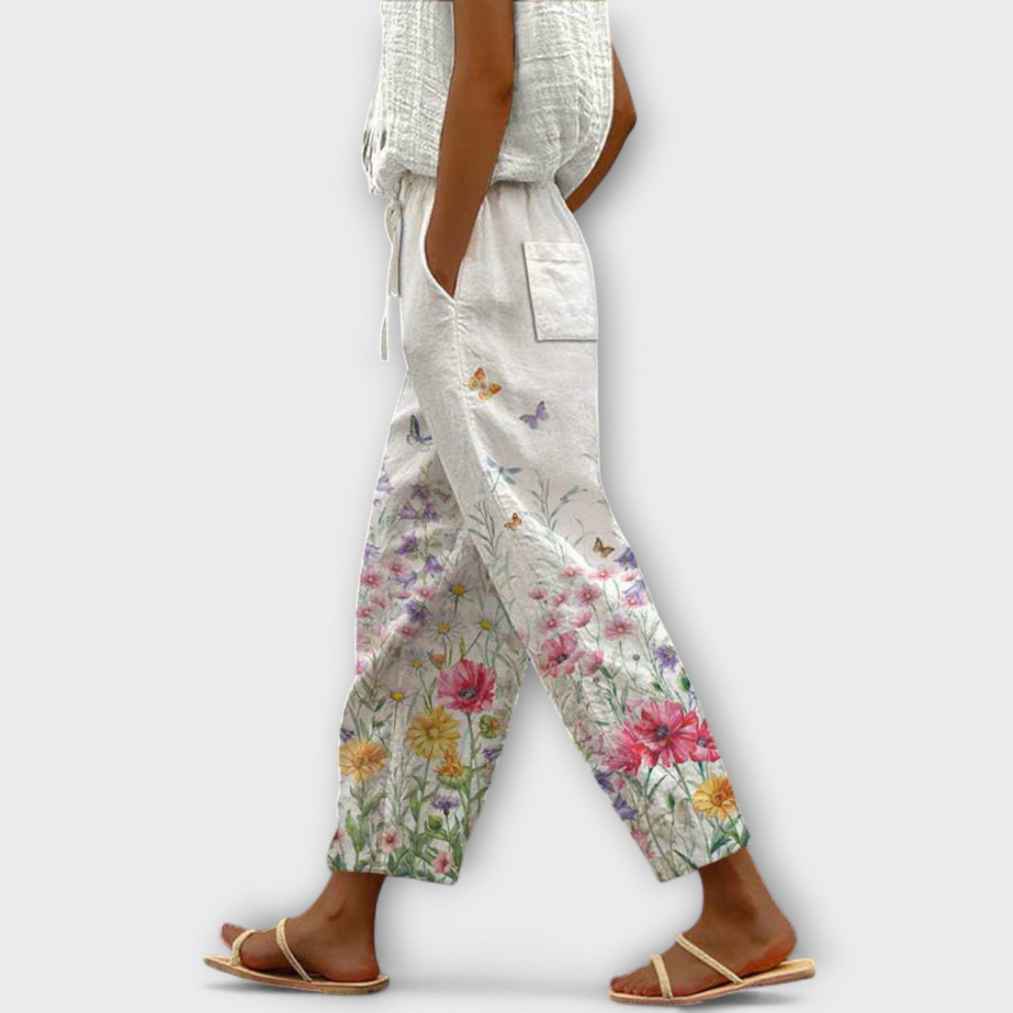 Airish - Pantalones anchos con estampado llamativo