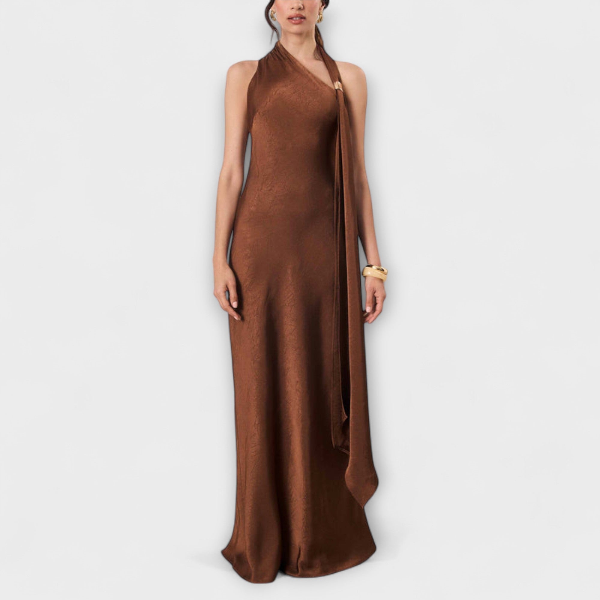 Azura - Elegante Maxi Vestido de Satén
