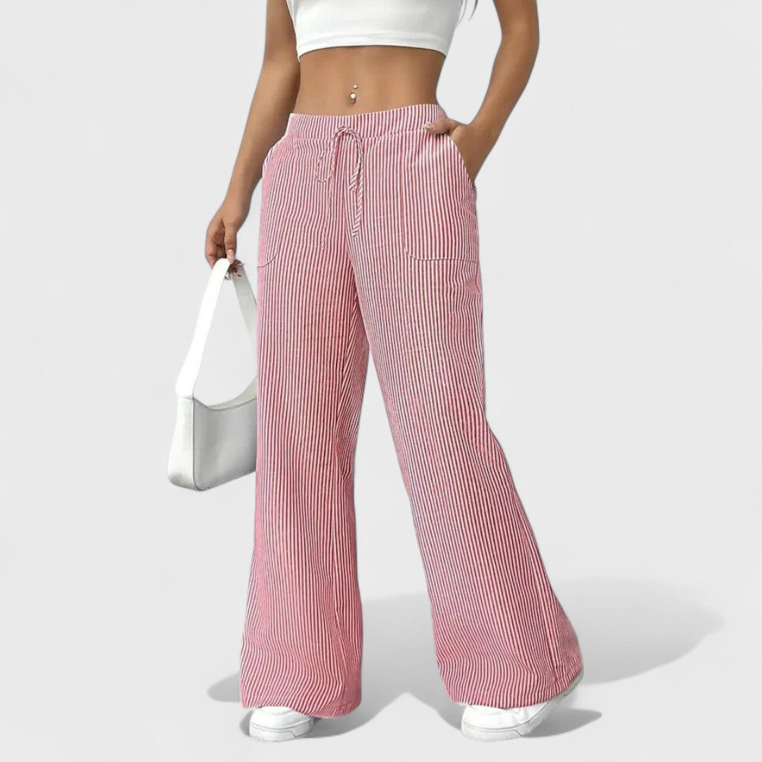 Dominique - Pantalones Anchos Cómodos