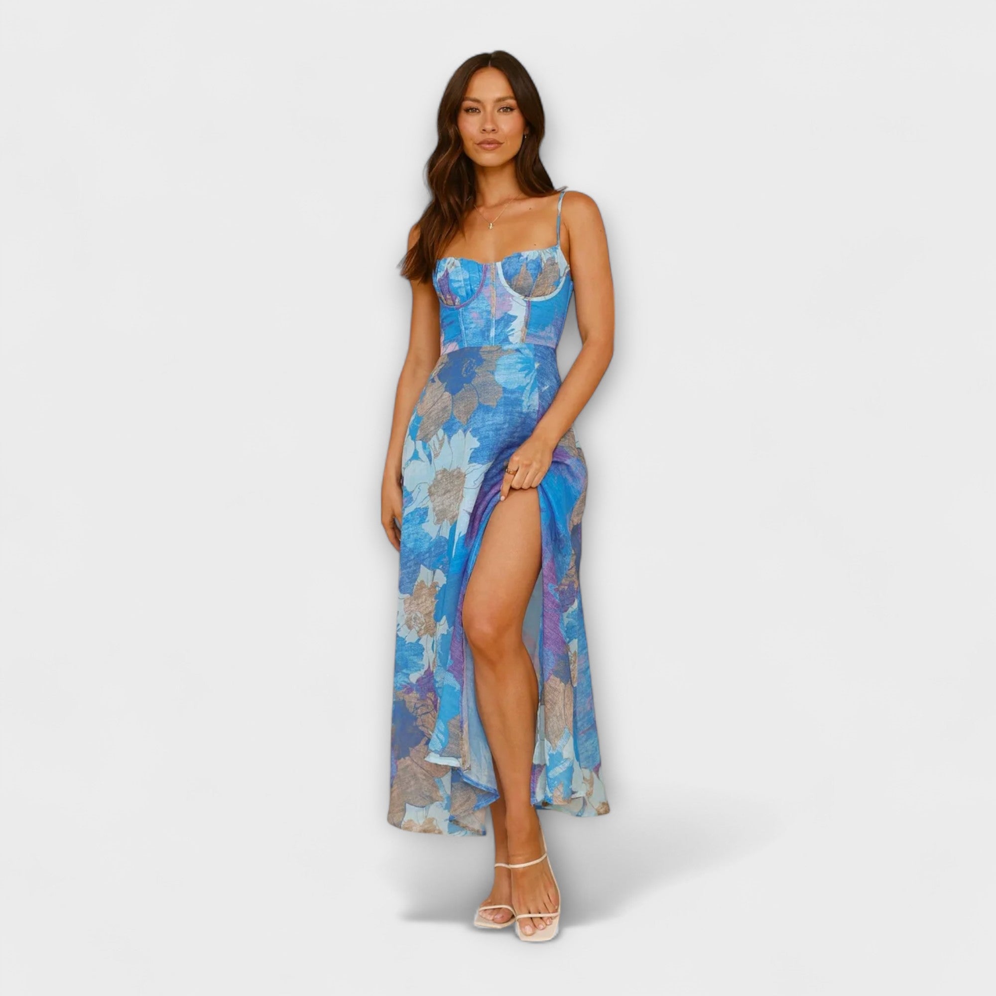 Audrey - Vestido con estampado floral para mujeres - Estiloso y atractivo