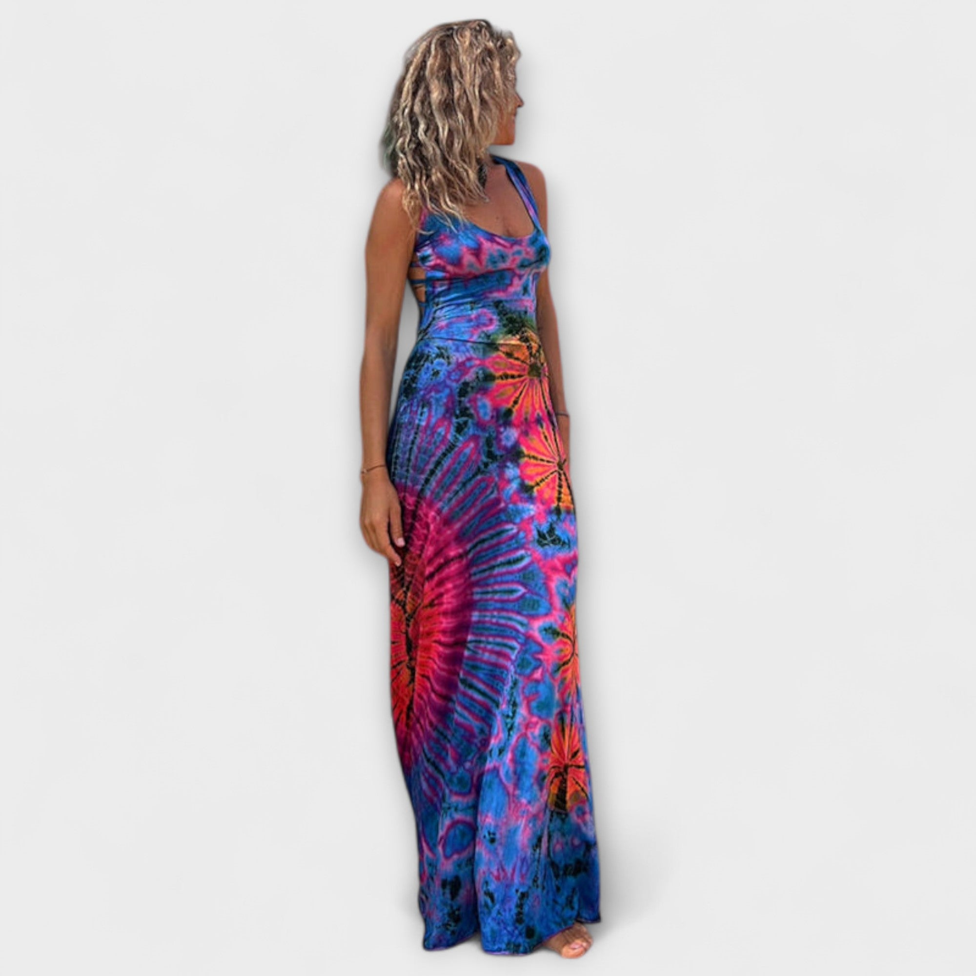 Ronja - La Bamba Maxi Vestido Tie-Dye