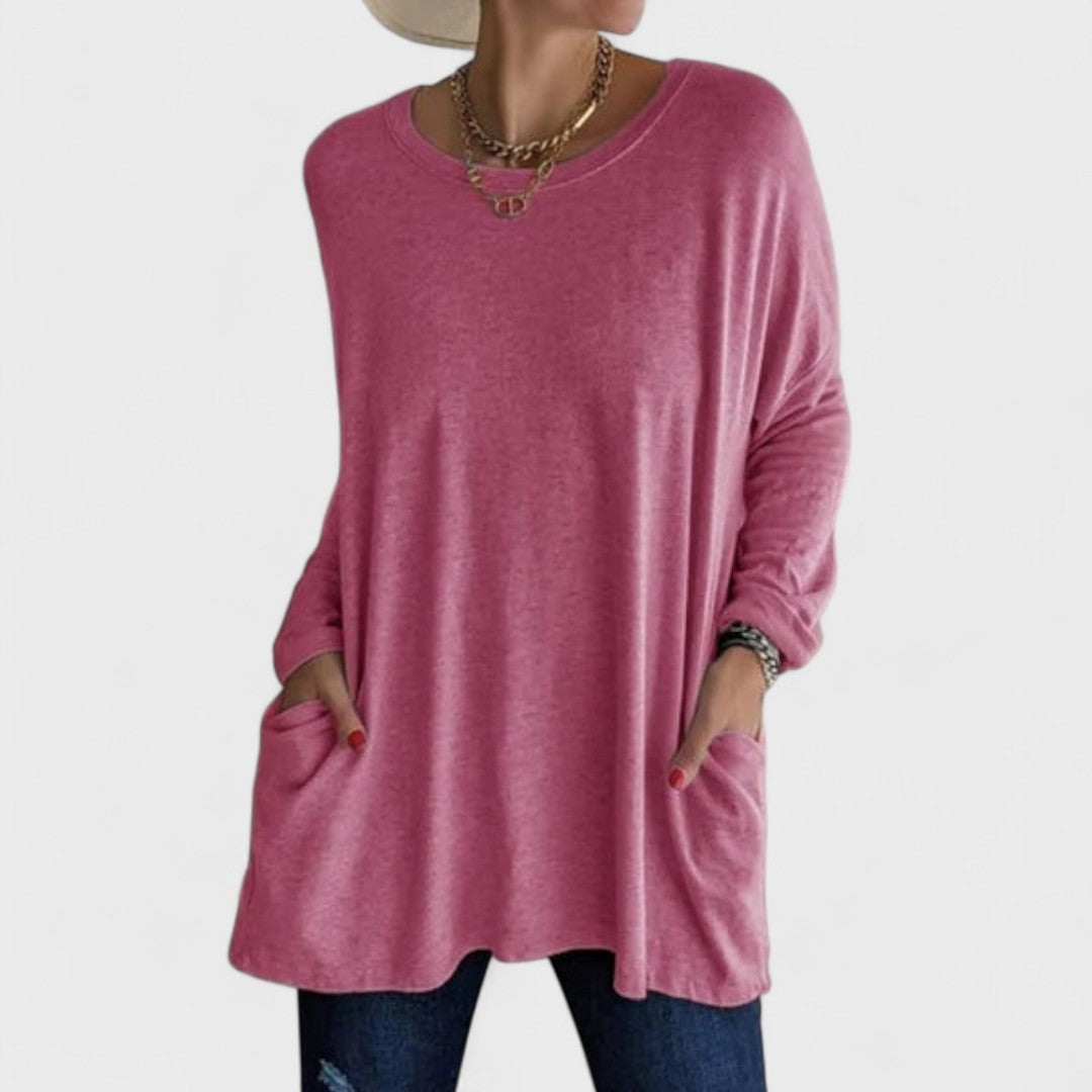 Moira – Top suelto con mangas largas