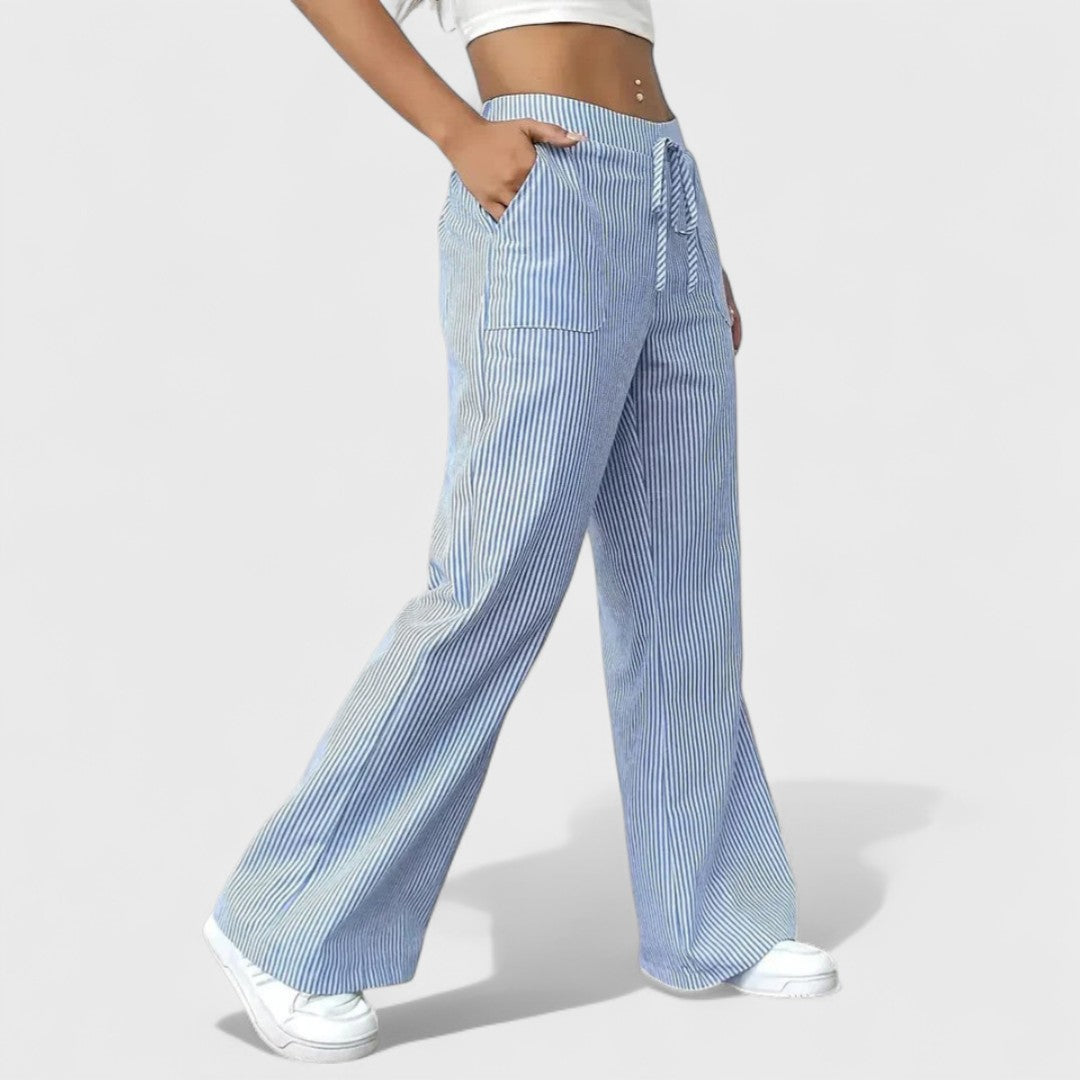 Dominique - Pantalones Anchos Cómodos