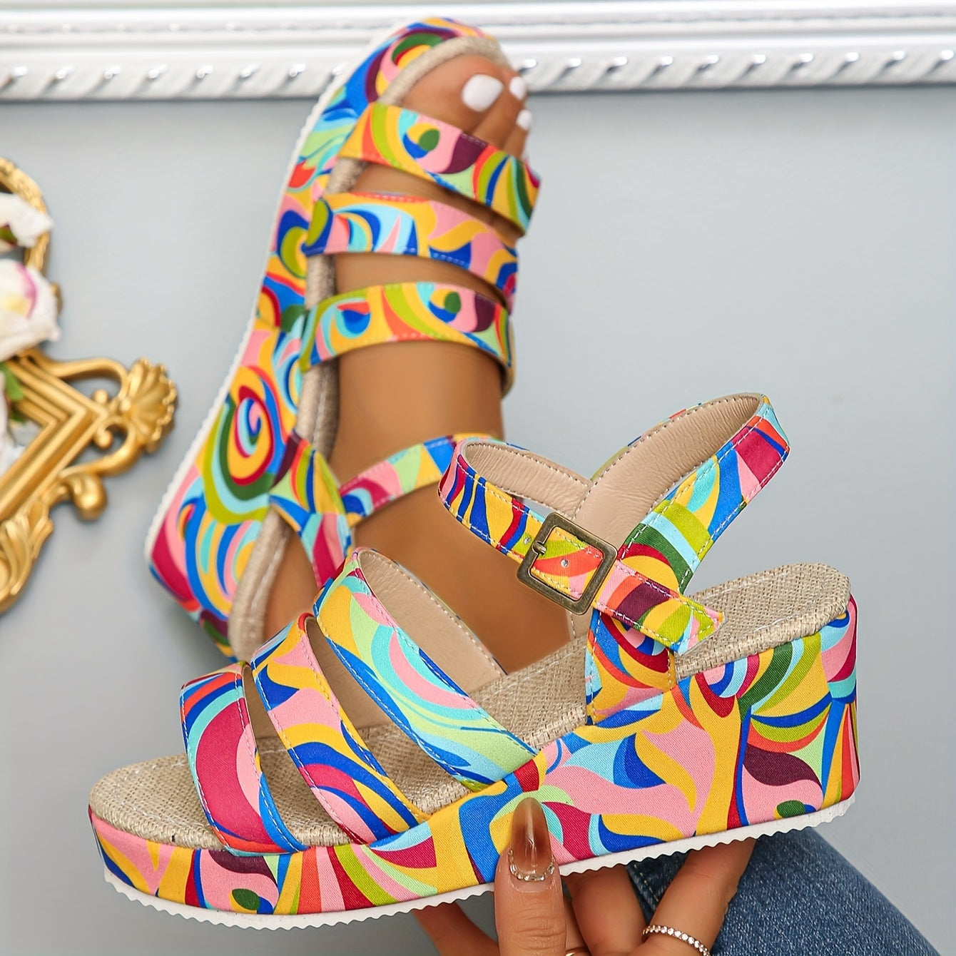 Selora | Sandalias de tobillo con plataforma