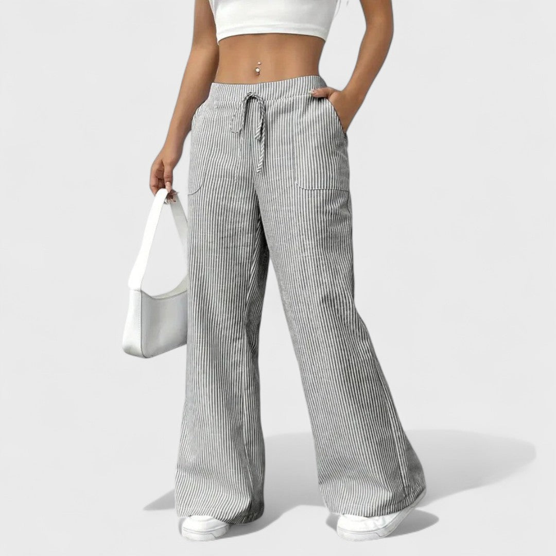 Dominique - Pantalones Anchos Cómodos