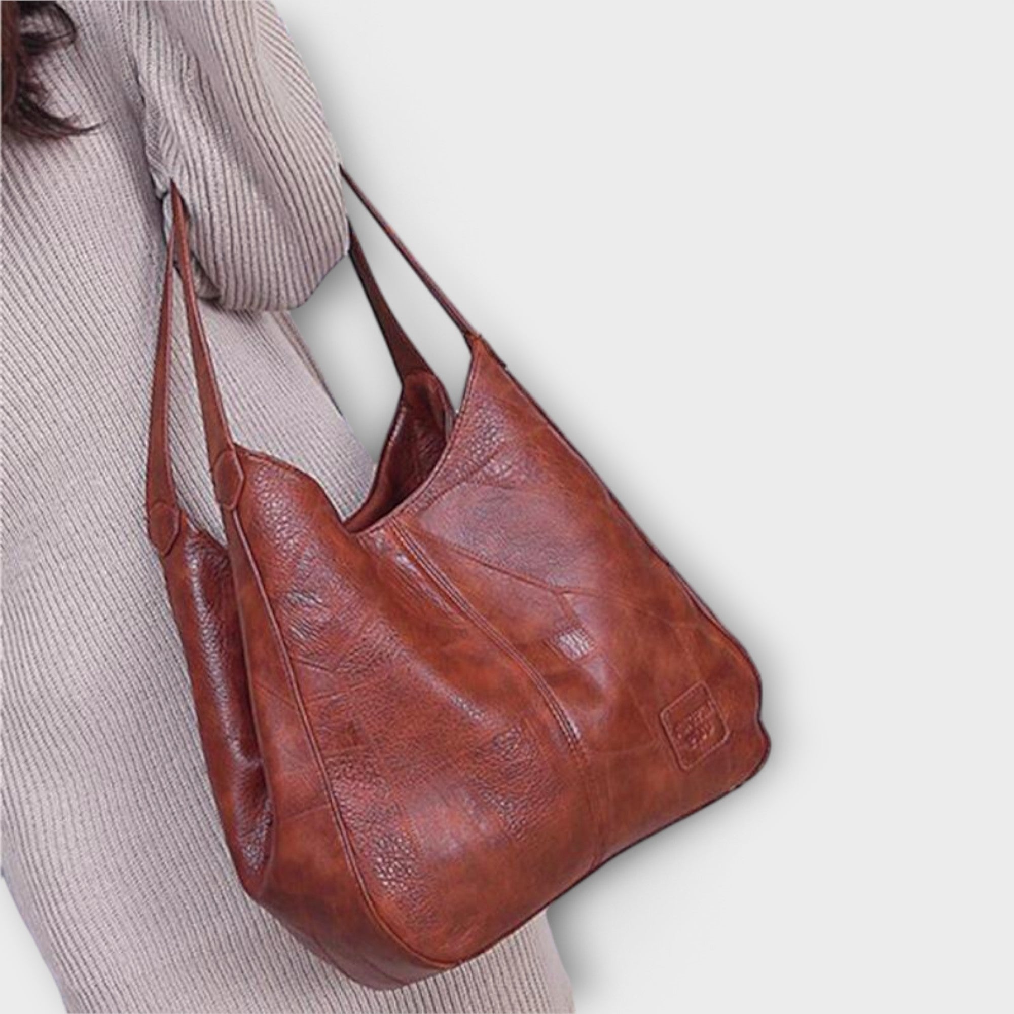 Cécile. - Bolso de cuero vintage