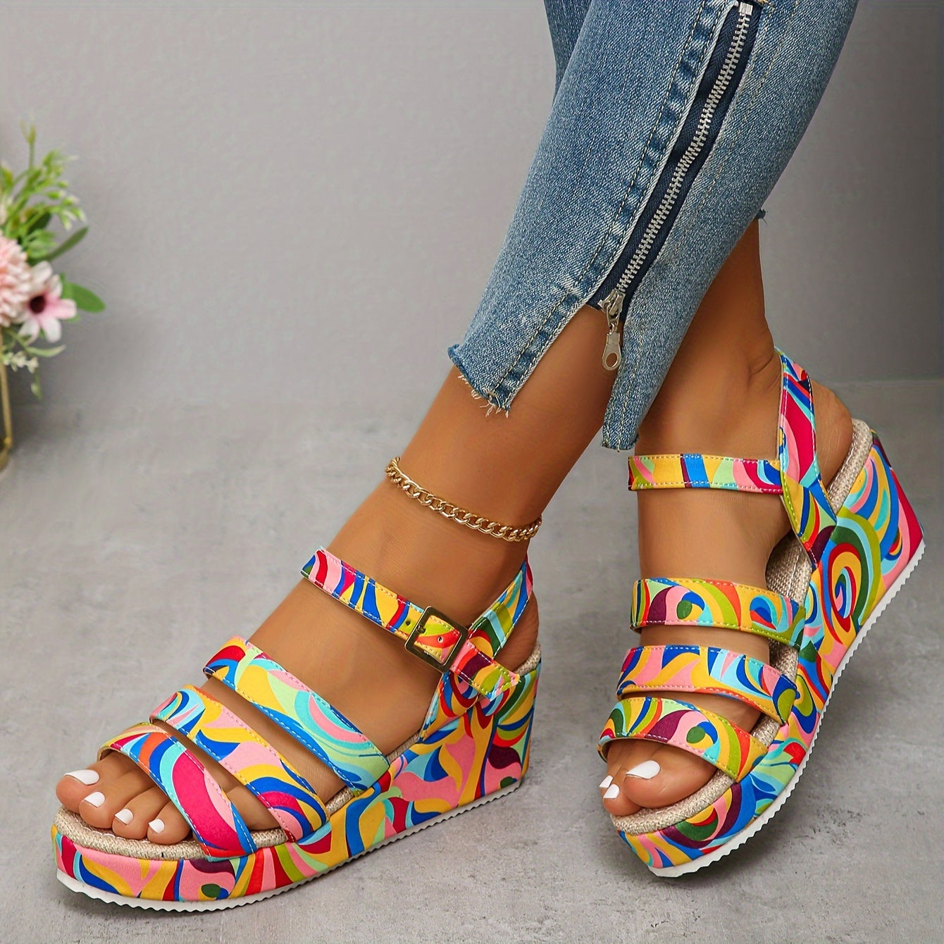 Selora | Sandalias de tobillo con plataforma