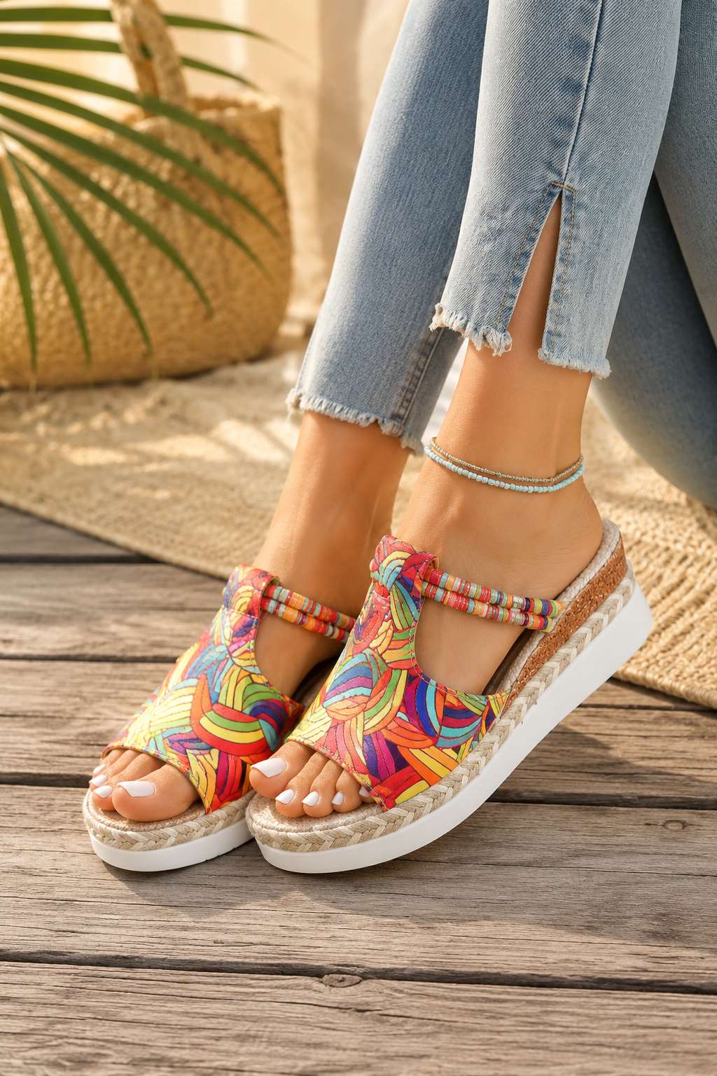 Mira | Sandalias de cuña de verano