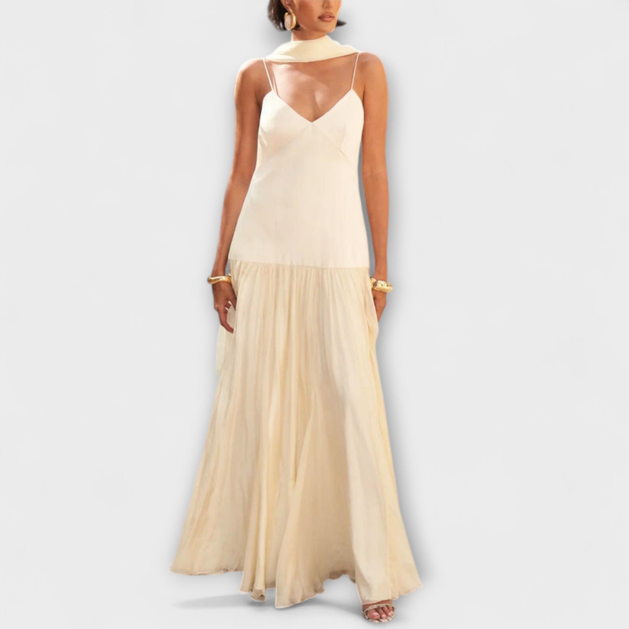 Solene - Vestido maxi largo Fía Flows