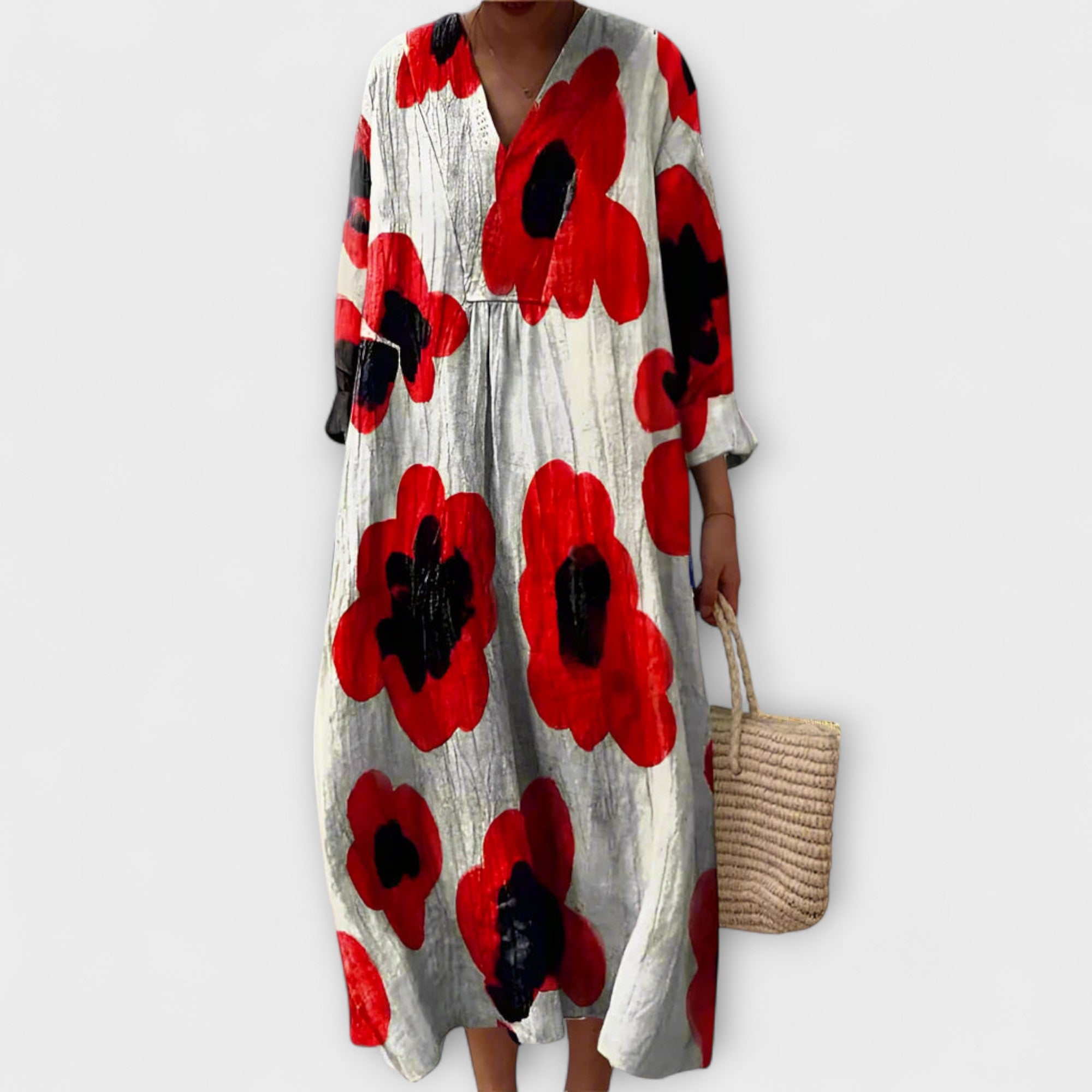 Marla - Vestido elegante con diseño geométrico