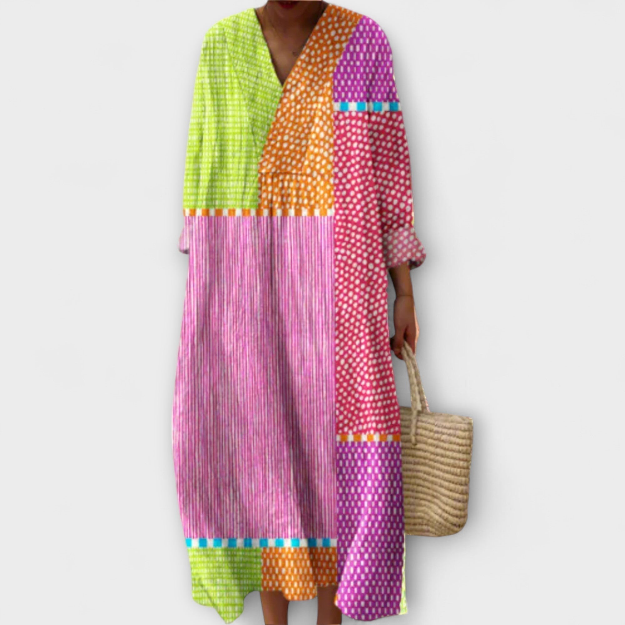 Maj - Vestido geométrico elegante