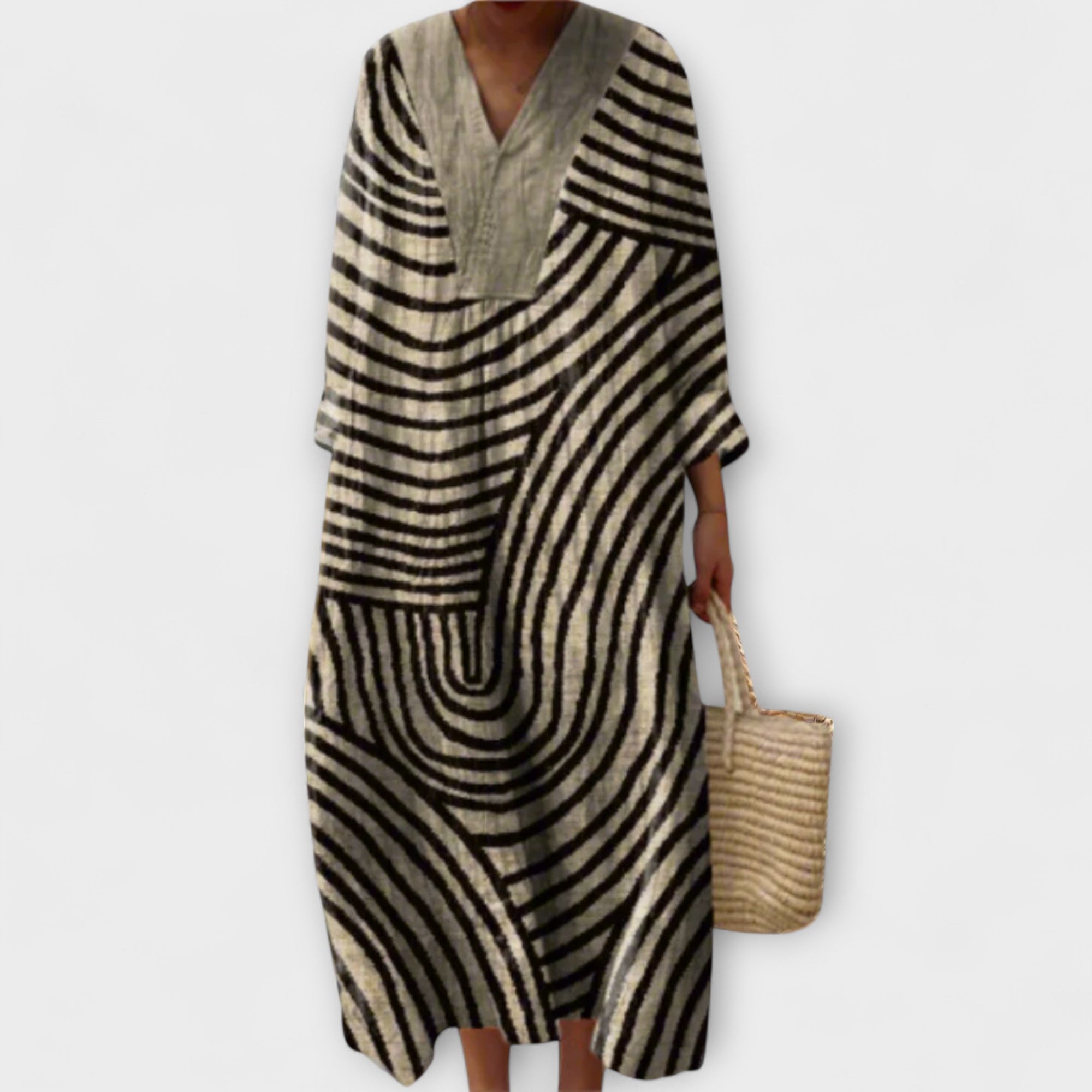 Abigail - Vestido geométrico elegante