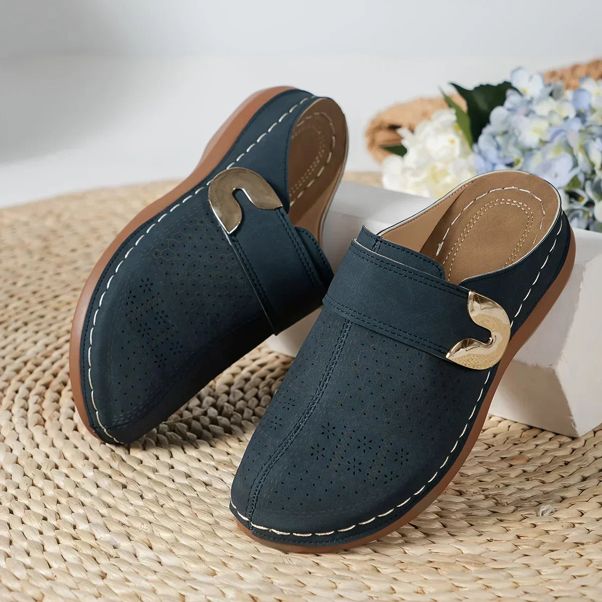 Marel - Sandalias de cuña chic y cómodas