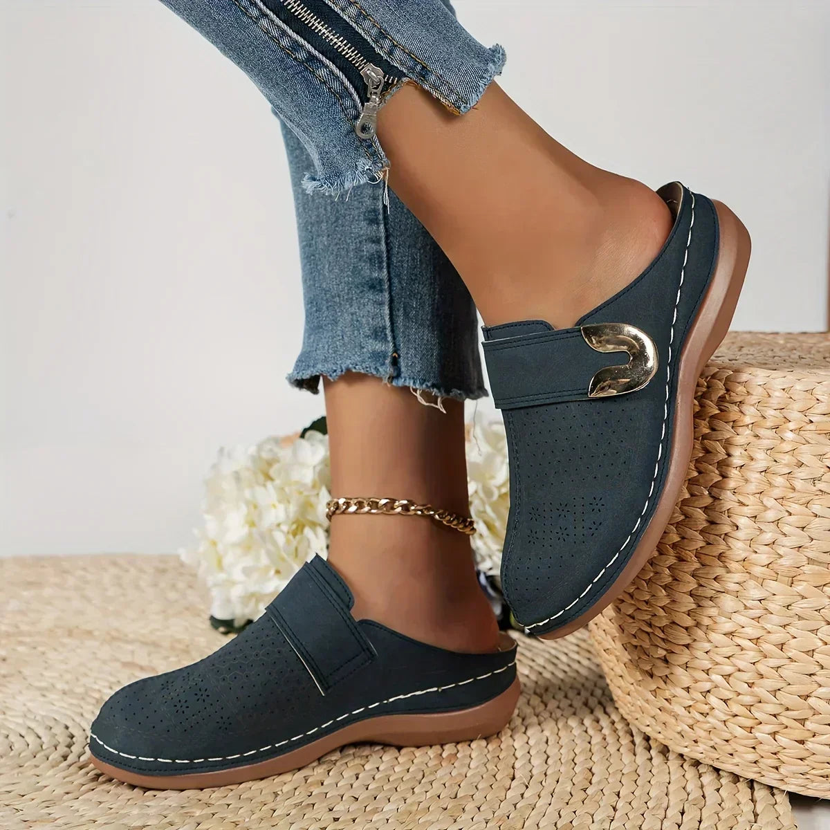 Marel - Sandalias de cuña chic y cómodas