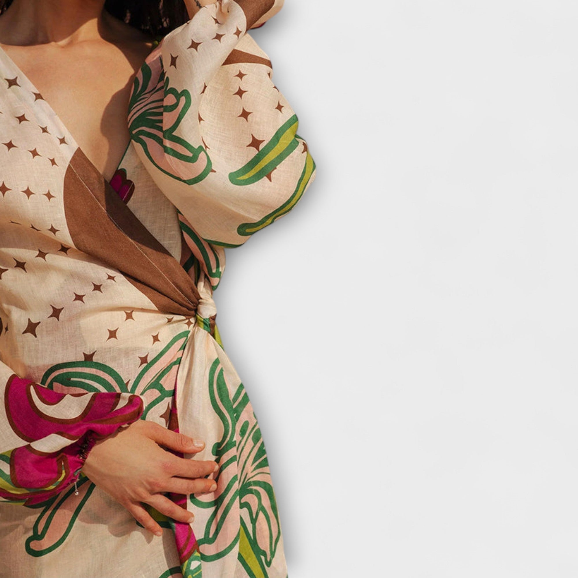 Tracey - Maxi vestido con lazo