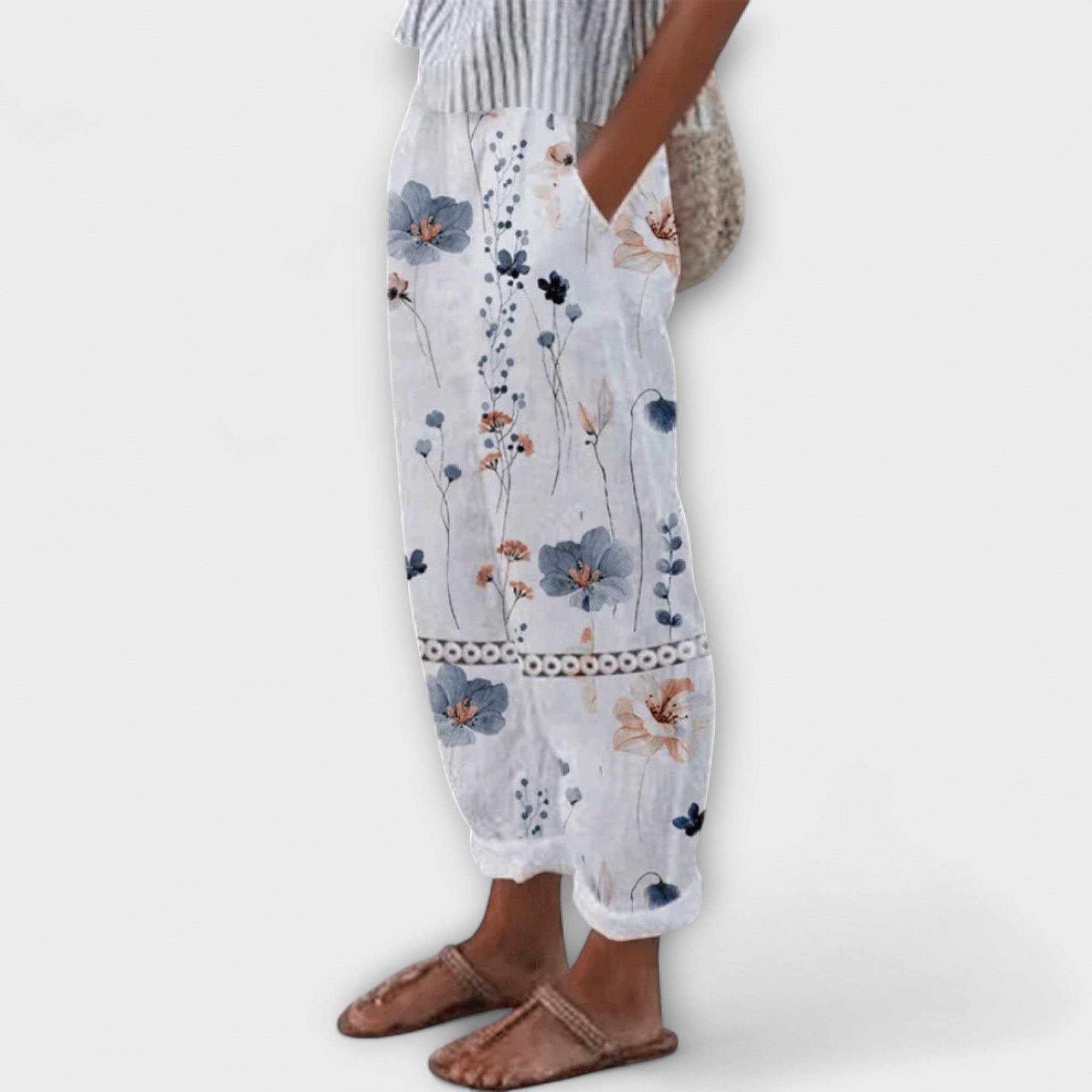 Airish - Pantalones anchos con estampado llamativo