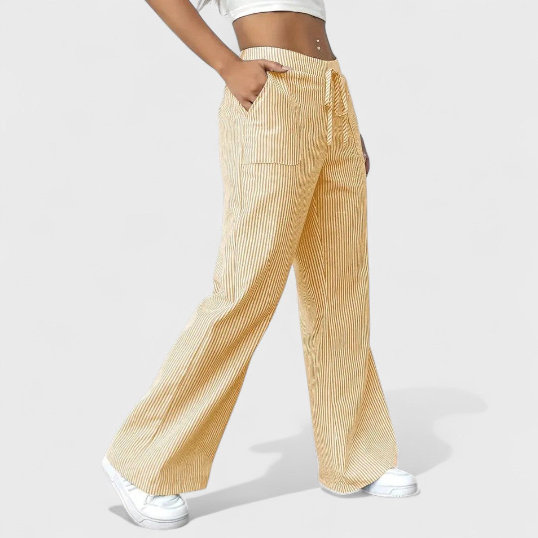 Dominique - Pantalones Anchos Cómodos