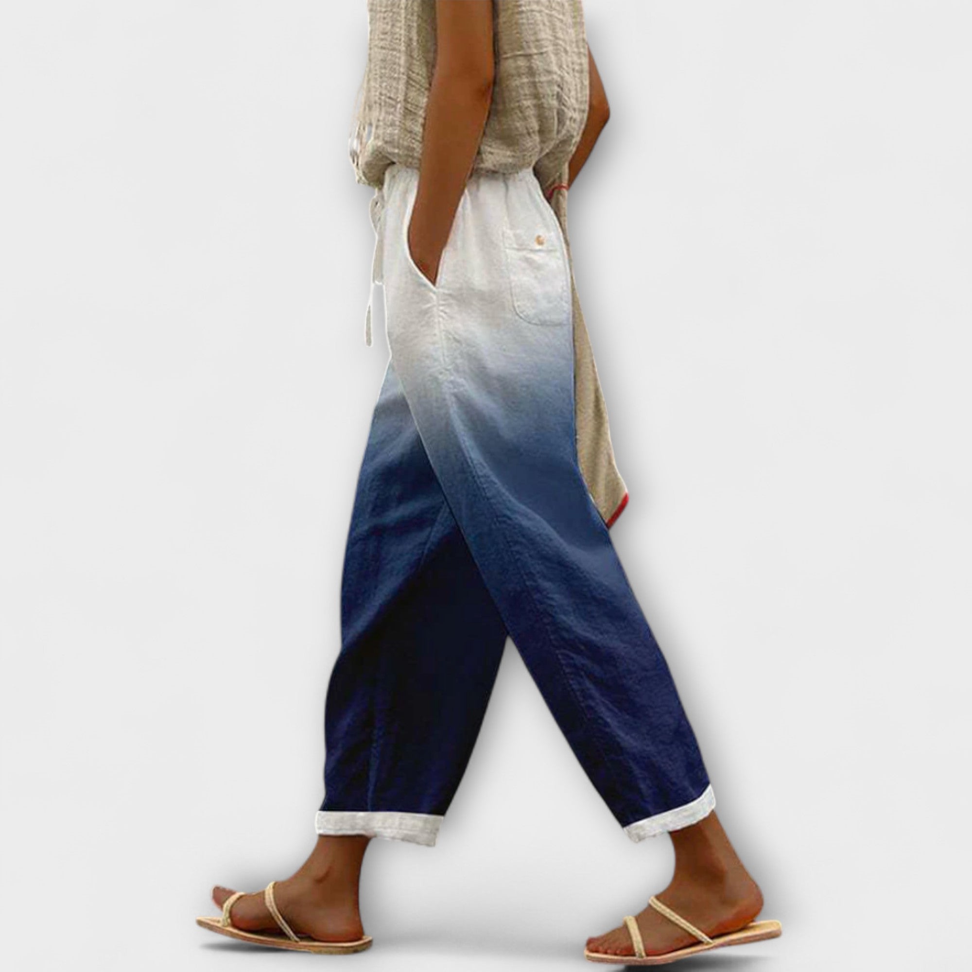 Airish - Pantalones anchos con estampado llamativo