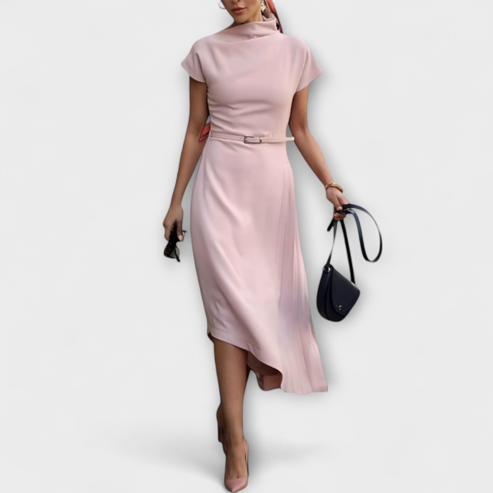 Amelia - Vestido urbano asimétrico